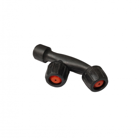 نازل 2 سر رزوه داخل مشکي